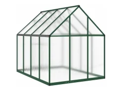 Estufa tipo tenda para plantas flores e hortaliças com estrutura de base 224 x 169 x 195 cm alumínio verde 02_0044497