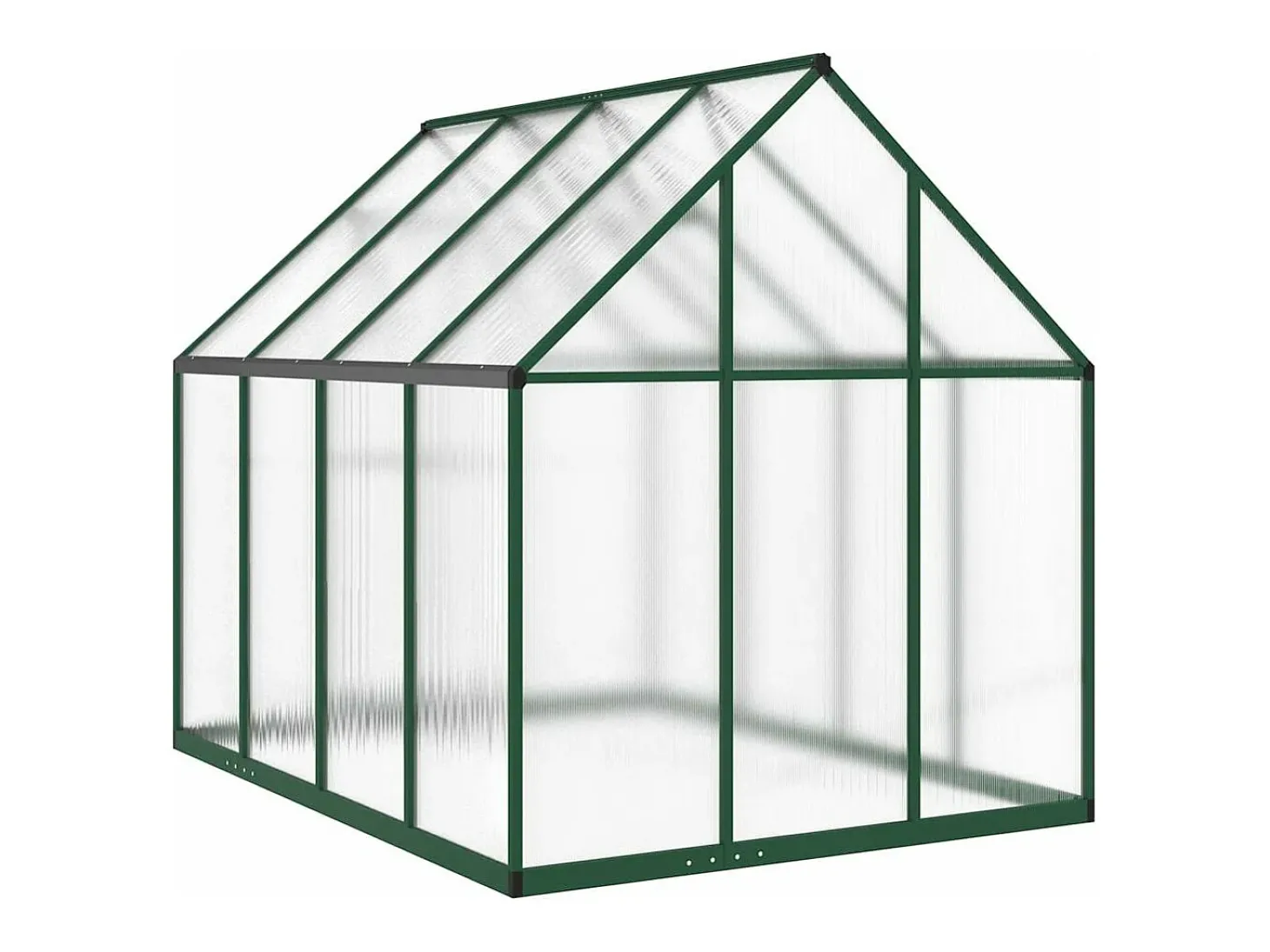 Estufa tipo tenda para plantas flores e hortaliças com estrutura de base 224 x 169 x 195 cm alumínio verde 02_0044497