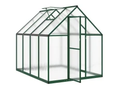 Estufa tipo tenda para plantas flores e hortaliças com estrutura de base 224 x 169 x 195 cm alumínio verde 02_0044497