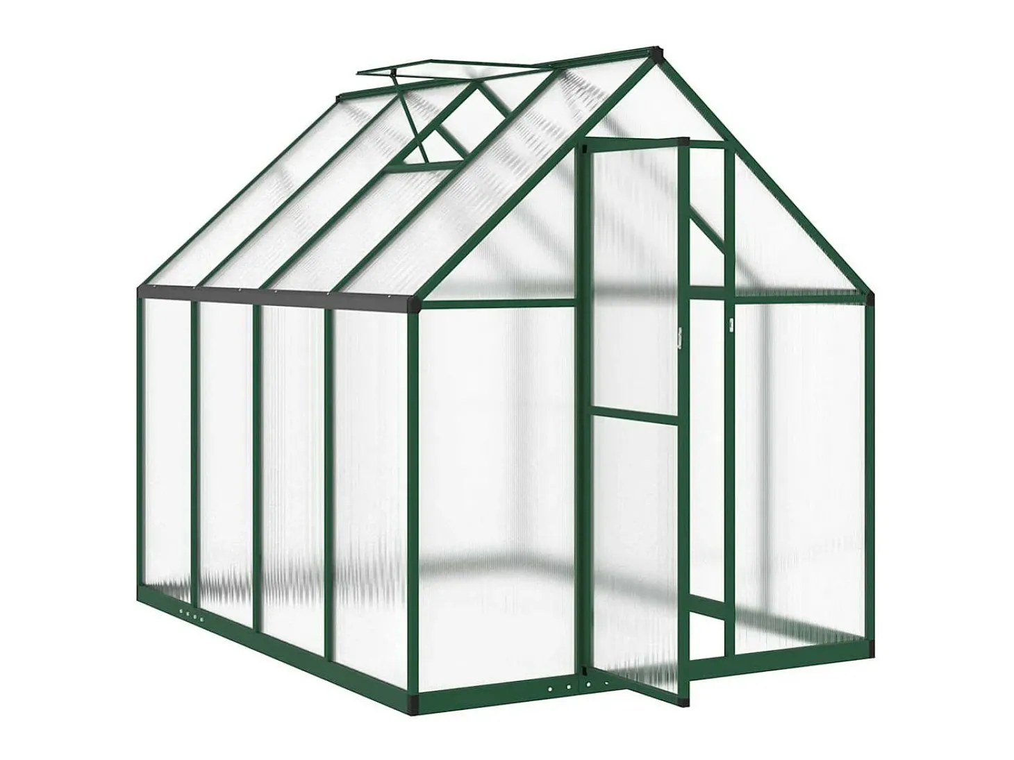 Estufa tipo tenda para plantas flores e hortaliças com estrutura de base 224 x 169 x 195 cm alumínio verde 02_0044497