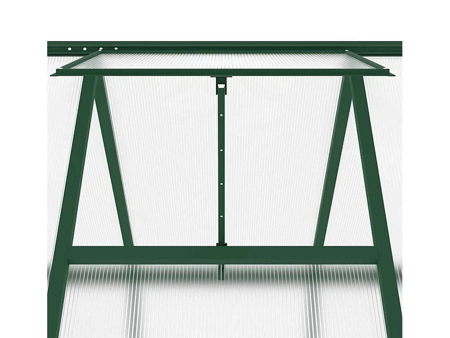Estufa tipo tenda para plantas flores e hortaliças com estrutura de base 224 x 169 x 195 cm alumínio verde 02_0044497