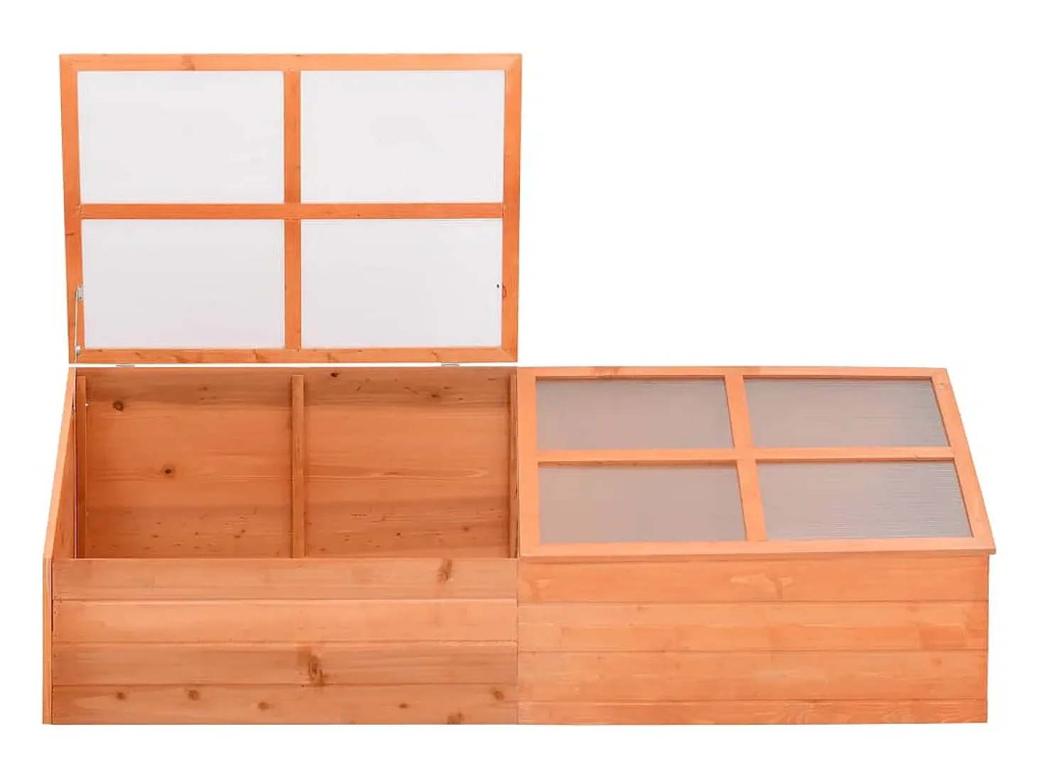 Estufa tipo tenda para plantas flores e hortaliças madeira 180 x 57 x 62 cm marrom 02_0044651