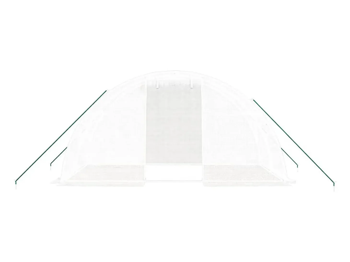 Estufa tipo tenda para plantas flores e hortaliças com estrutura de aço 8 m² 4 x 2 x 2 m branca 02_0044629