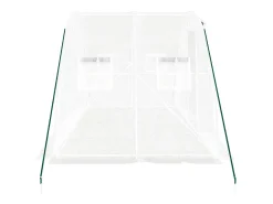 Estufa tipo tenda para plantas flores e hortaliças com estrutura de aço 8 m² 4 x 2 x 2 m branca 02_0044629