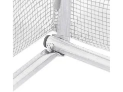 Estufa tipo tenda para plantas flores e hortaliças com estrutura de aço 8 m² 4 x 2 x 2 m branca 02_0044629