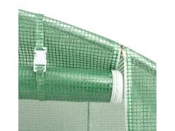 Estufa tipo tenda para plantas flores e hortaliças 36 m² 1200 x 300 x 200 cm verde 02_0044446