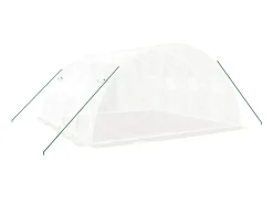 Estufa tipo tenda para plantas flores e hortaliças com estrutura de aço 16 m² 4 x 4 x 2 m branca 02_0044549