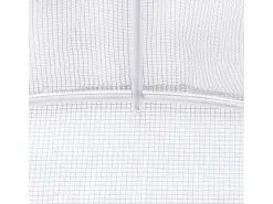 Estufa tipo tenda para plantas flores e hortaliças com estrutura de aço 16 m² 4 x 4 x 2 m branca 02_0044549