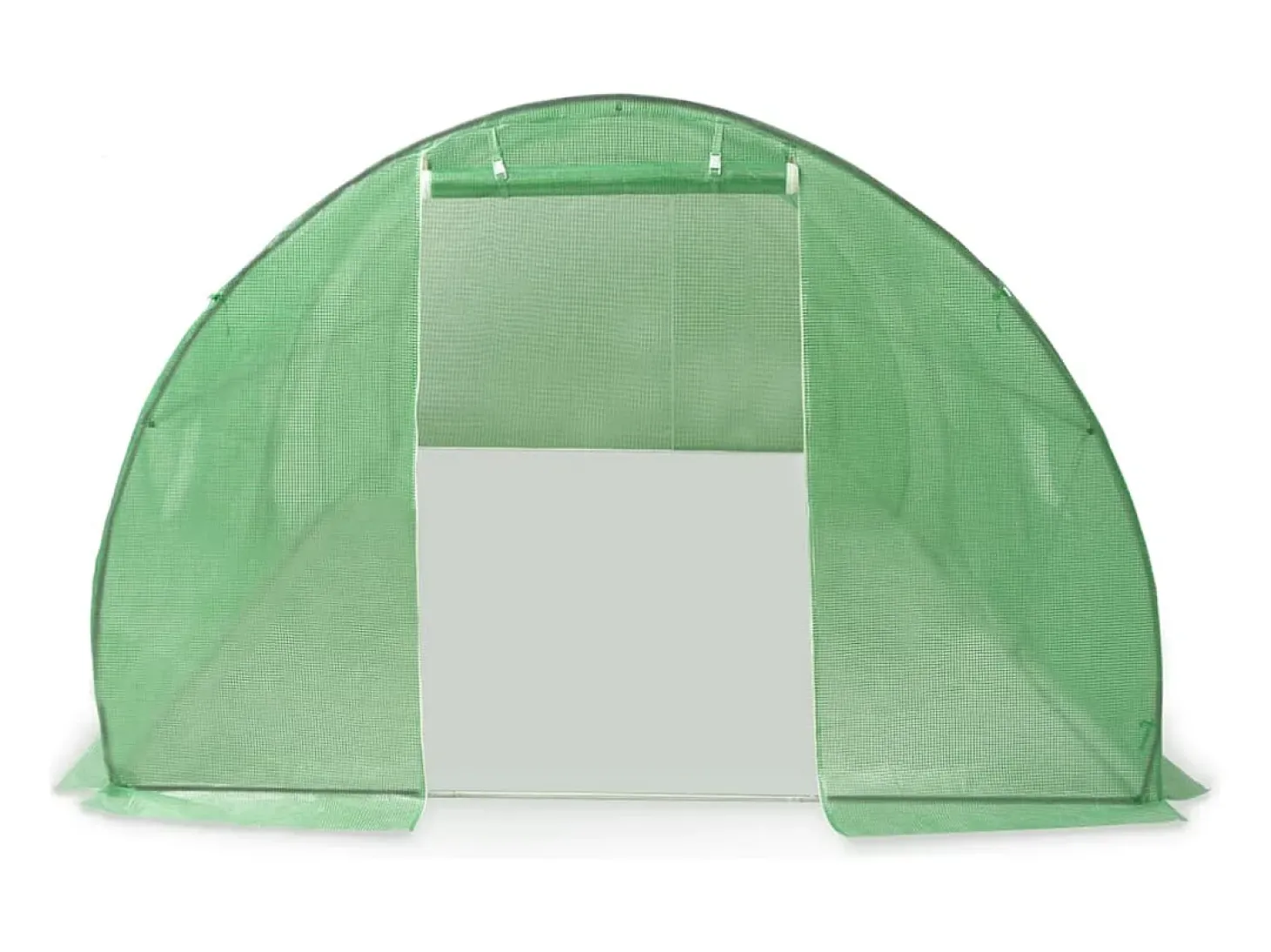 Estufa tipo tenda para plantas flores e hortaliças 18 m² 600 x 300 x 200 cm verde 02_0044442