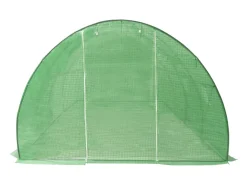 Estufa tipo tenda para plantas flores e hortaliças 18 m² 600 x 300 x 200 cm verde 02_0044442