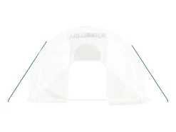 Estufa tipo tenda para plantas flores e hortaliças com estrutura de aço 48 m² 16 x 3 x 2 m branca 02_0044597