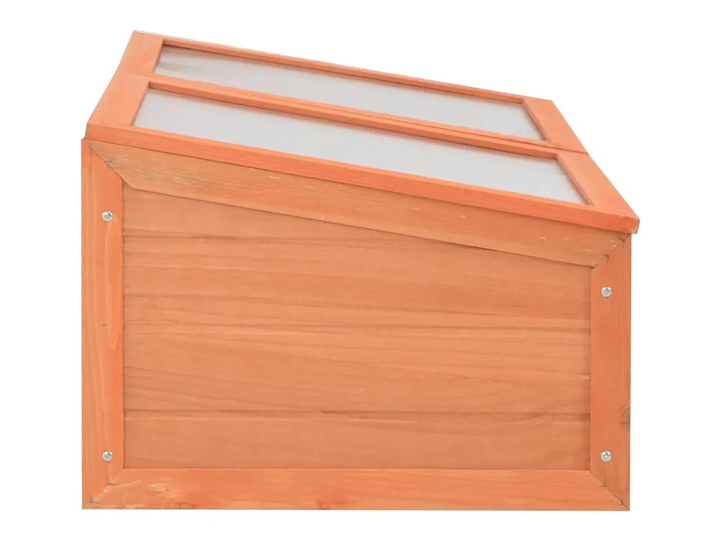 Estufa tipo tenda para plantas flores e hortaliças madeira 100 x 50 x 34 cm marrom 02_0044650