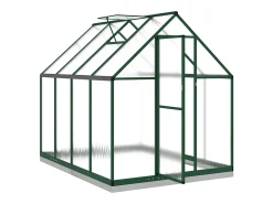 Estufa tipo tenda para plantas flores e hortaliças com estrutura de base 224 x 169 x 202 cm alumínio verde 02_0044499