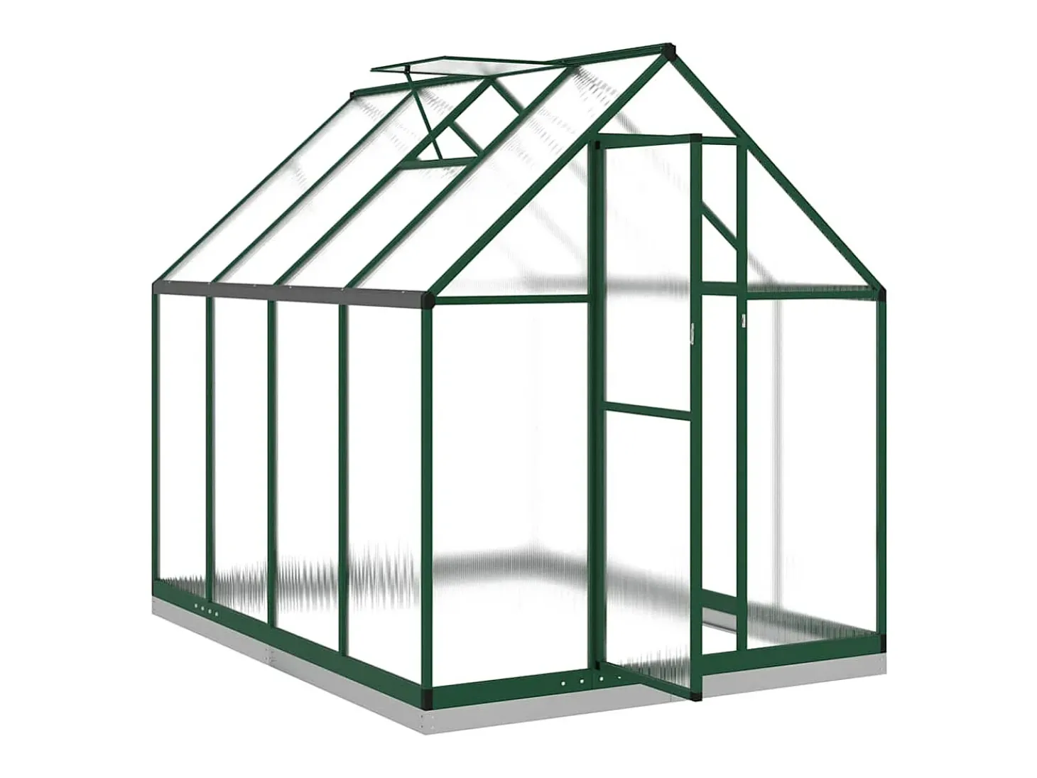 Estufa tipo tenda para plantas flores e hortaliças com estrutura de base 224 x 169 x 202 cm alumínio verde 02_0044499