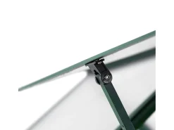 Estufa tipo tenda para plantas flores e hortaliças com estrutura de base 224 x 169 x 202 cm alumínio verde 02_0044499