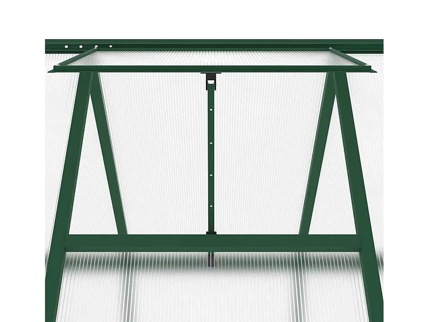 Estufa tipo tenda para plantas flores e hortaliças com estrutura de base 224 x 169 x 202 cm alumínio verde 02_0044499