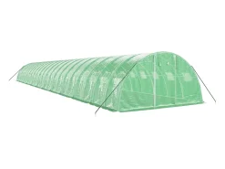 Estufa tipo tenda para plantas flores e hortaliças com estrutura de aço 88 m² 22 x 4 x 2 m verde 02_0044640