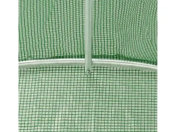 Estufa tipo tenda para plantas flores e hortaliças com estrutura de aço 88 m² 22 x 4 x 2 m verde 02_0044640