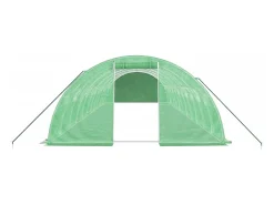 Estufa tipo tenda para plantas flores e hortaliças com estrutura de aço 48 m² 12 x 4 x 2 m verde 02_0044596
