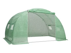 Estufa tipo tenda para plantas flores e hortaliças 8 m² 2 x 4 x 2 m verde 02_0044455