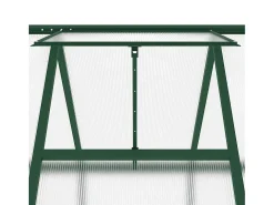 Estufa tipo tenda para plantas flores e hortaliças com estrutura de base 169 x 169 x 202 cm alumínio verde 02_0044491