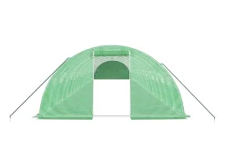 Estufa tipo tenda para plantas flores e hortaliças com estrutura de aço 72 m² 18 x 4 x 2 m verde 02_0044626