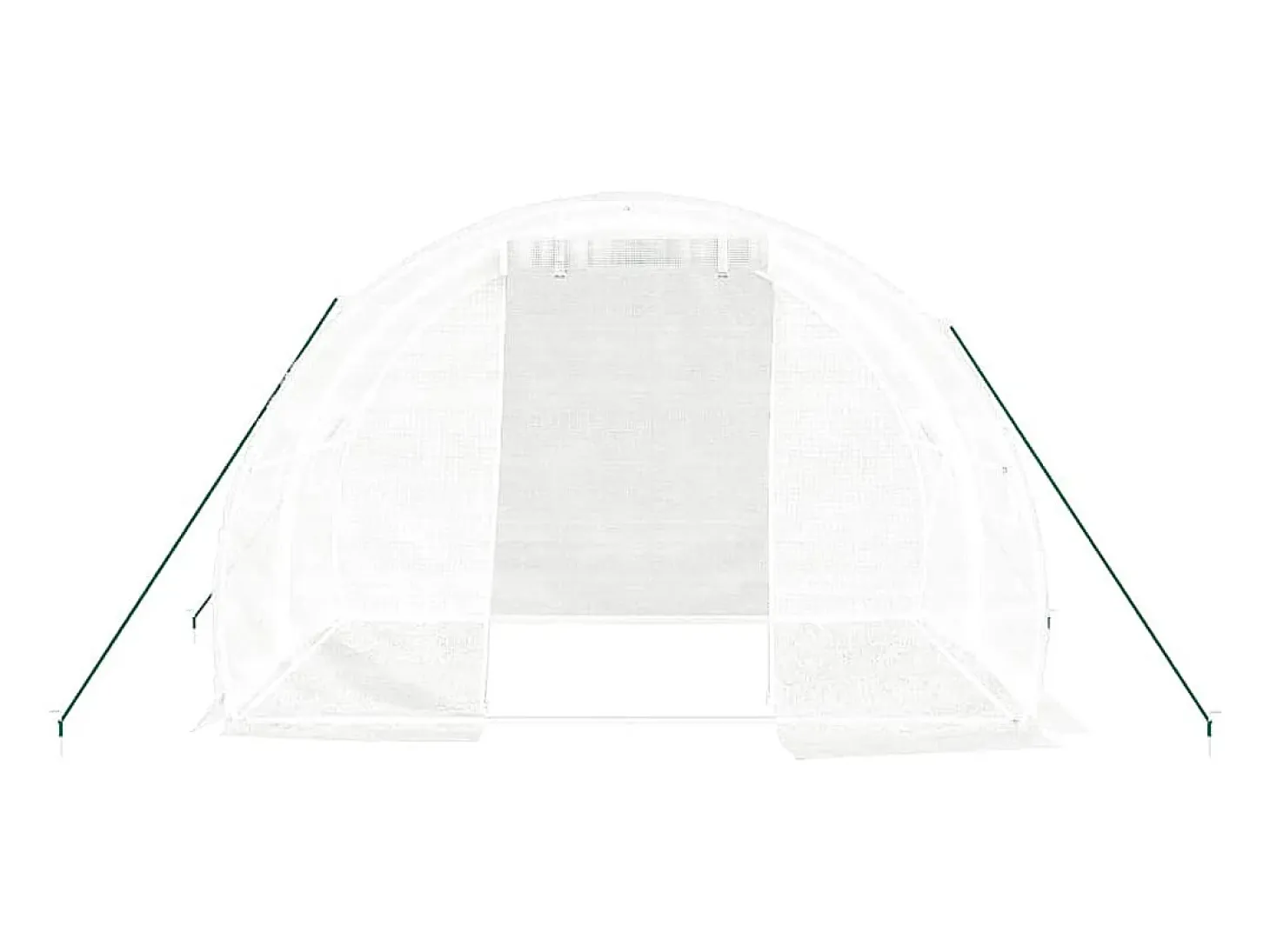 Estufa tipo tenda para plantas flores e hortaliças com estrutura de aço 6 m² 3 x 2 x 2 m branca 02_0044609