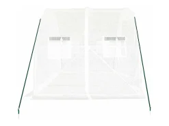Estufa tipo tenda para plantas flores e hortaliças com estrutura de aço 6 m² 3 x 2 x 2 m branca 02_0044609