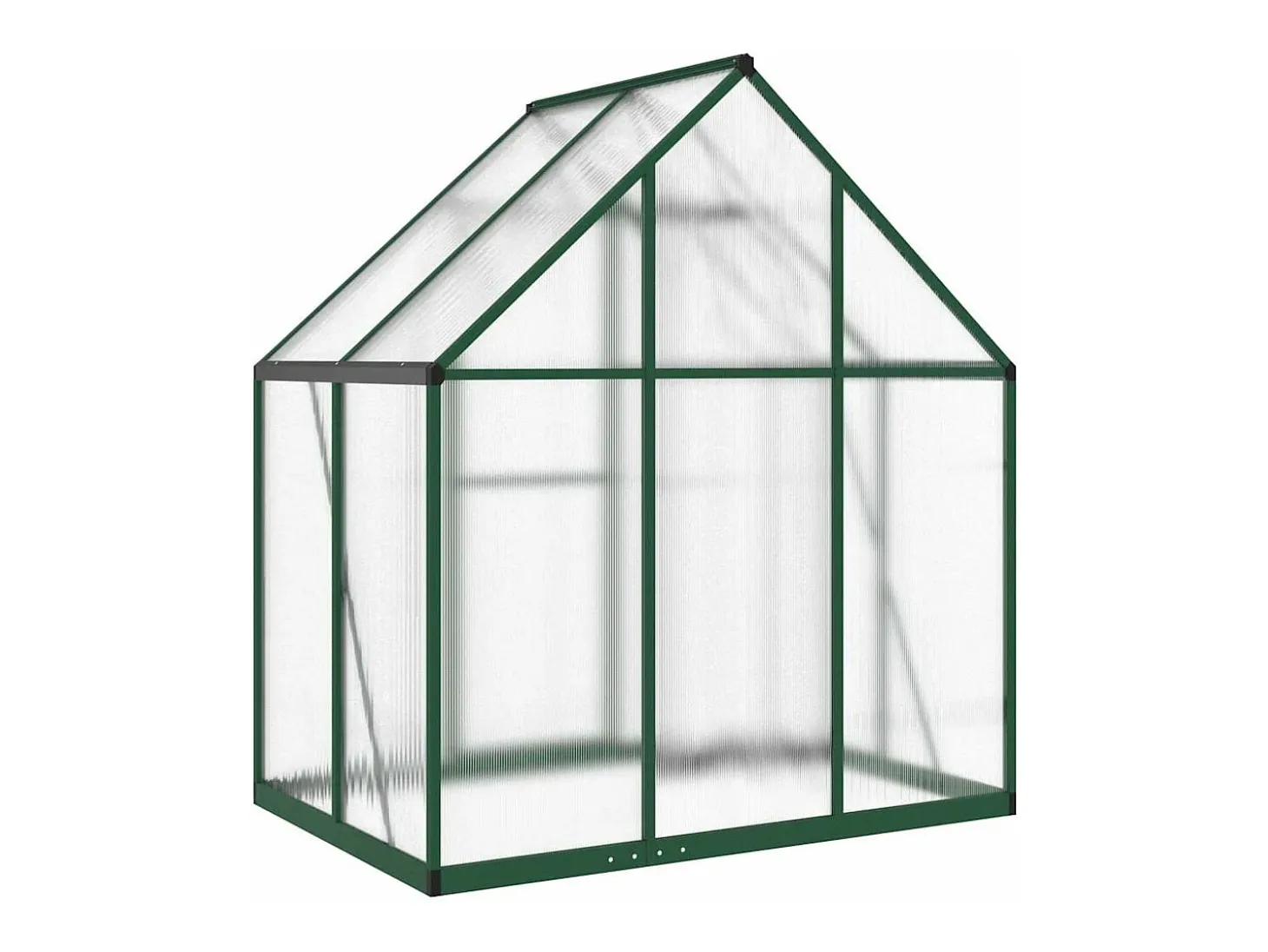 Estufa tipo tenda para plantas flores e hortaliças com estrutura de base 169 x 114 x 195 cm alumínio verde 02_0044485