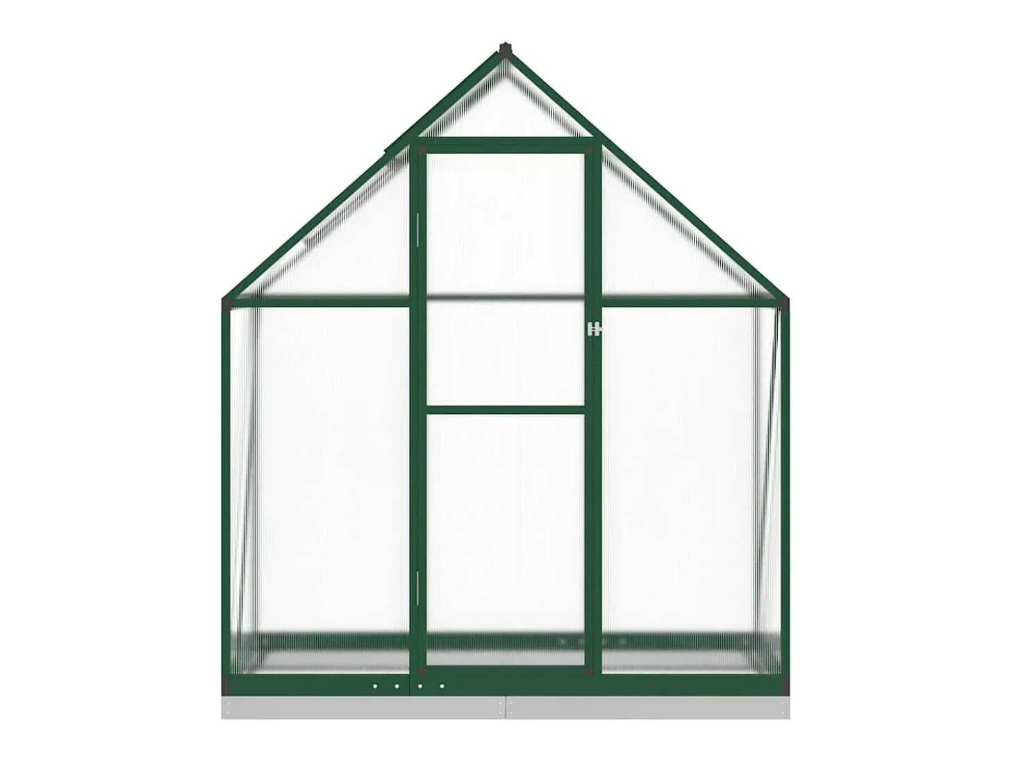 Estufa tipo tenda para plantas flores e hortaliças com estrutura de base 169 x 58 x 202 cm alumínio verde 02_0044495