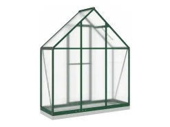 Estufa tipo tenda para plantas flores e hortaliças com estrutura de base 169 x 58 x 202 cm alumínio verde 02_0044495