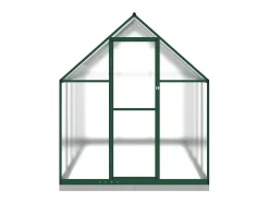 Estufa tipo tenda para plantas flores e hortaliças com estrutura de base 334 x 169 x 202 cm alumínio verde 02_0044504