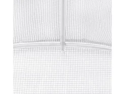 Estufa tipo tenda para plantas flores e hortaliças com estrutura de aço 60 m² 20 x 3 x 2 m branca 02_0044615