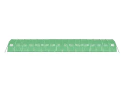 Estufa tipo tenda para plantas flores e hortaliças com estrutura de aço 64 m² 16 x 4 x 2 m verde 02_0044618