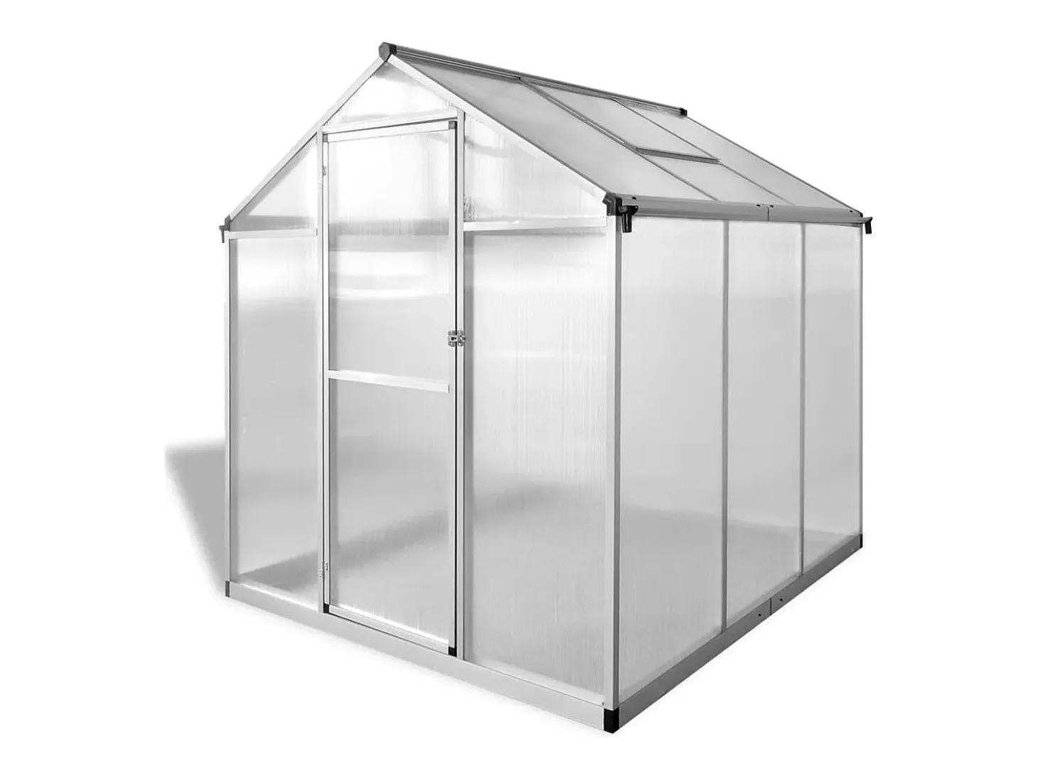 Estufa tipo tenda para plantas flores e hortaliças em alumínio reforçado 3,46 m² transparente 02_0044480