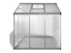 Estufa tipo tenda para plantas flores e hortaliças em alumínio reforçado 3,46 m² transparente 02_0044480