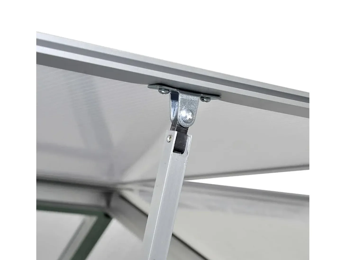 Estufa tipo tenda para plantas flores e hortaliças em alumínio reforçado 3,46 m² transparente 02_0044480