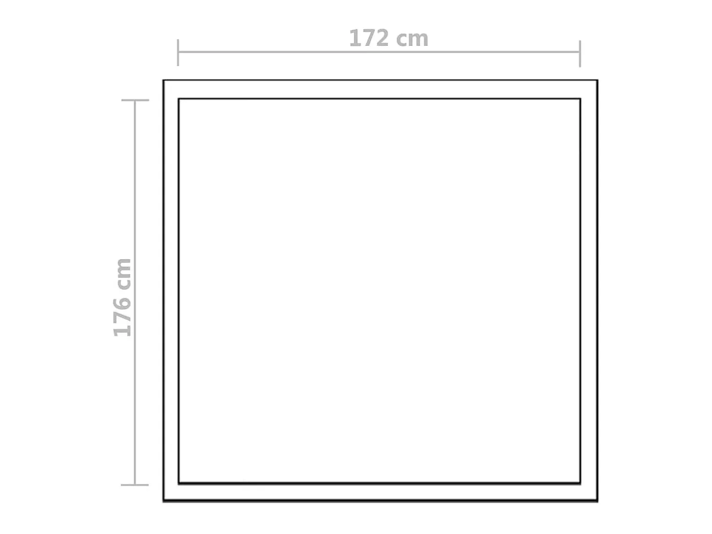 Estufa tipo tenda para plantas flores e hortaliças em alumínio reforçado 3,46 m² transparente 02_0044480