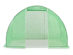 Estufa tipo tenda para plantas flores e hortaliças 4,5 m² 300 x 150 x 200 cm verde 02_0044448