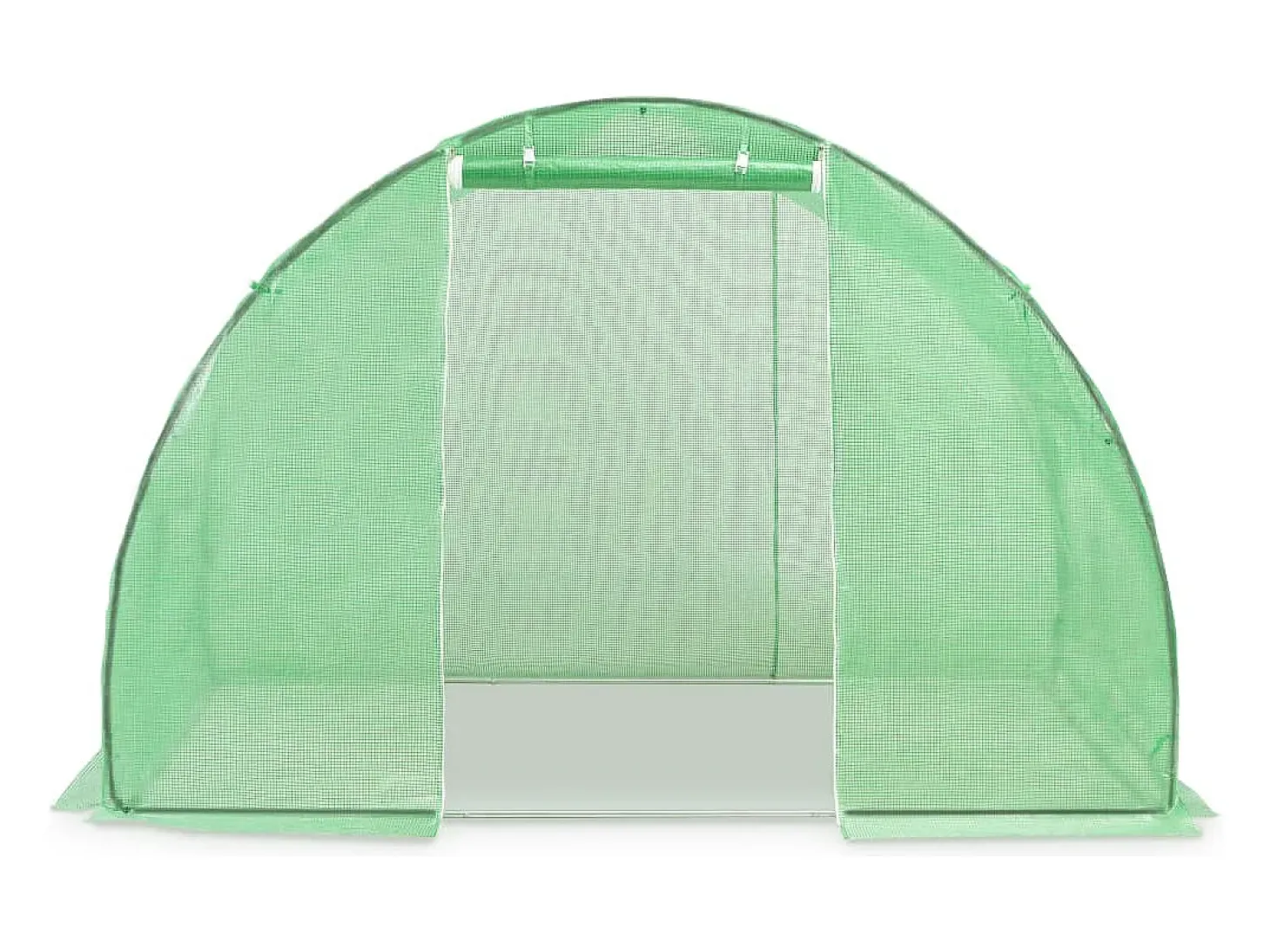 Estufa tipo tenda para plantas flores e hortaliças 4,5 m² 300 x 150 x 200 cm verde 02_0044448