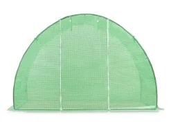 Estufa tipo tenda para plantas flores e hortaliças 4,5 m² 300 x 150 x 200 cm verde 02_0044448