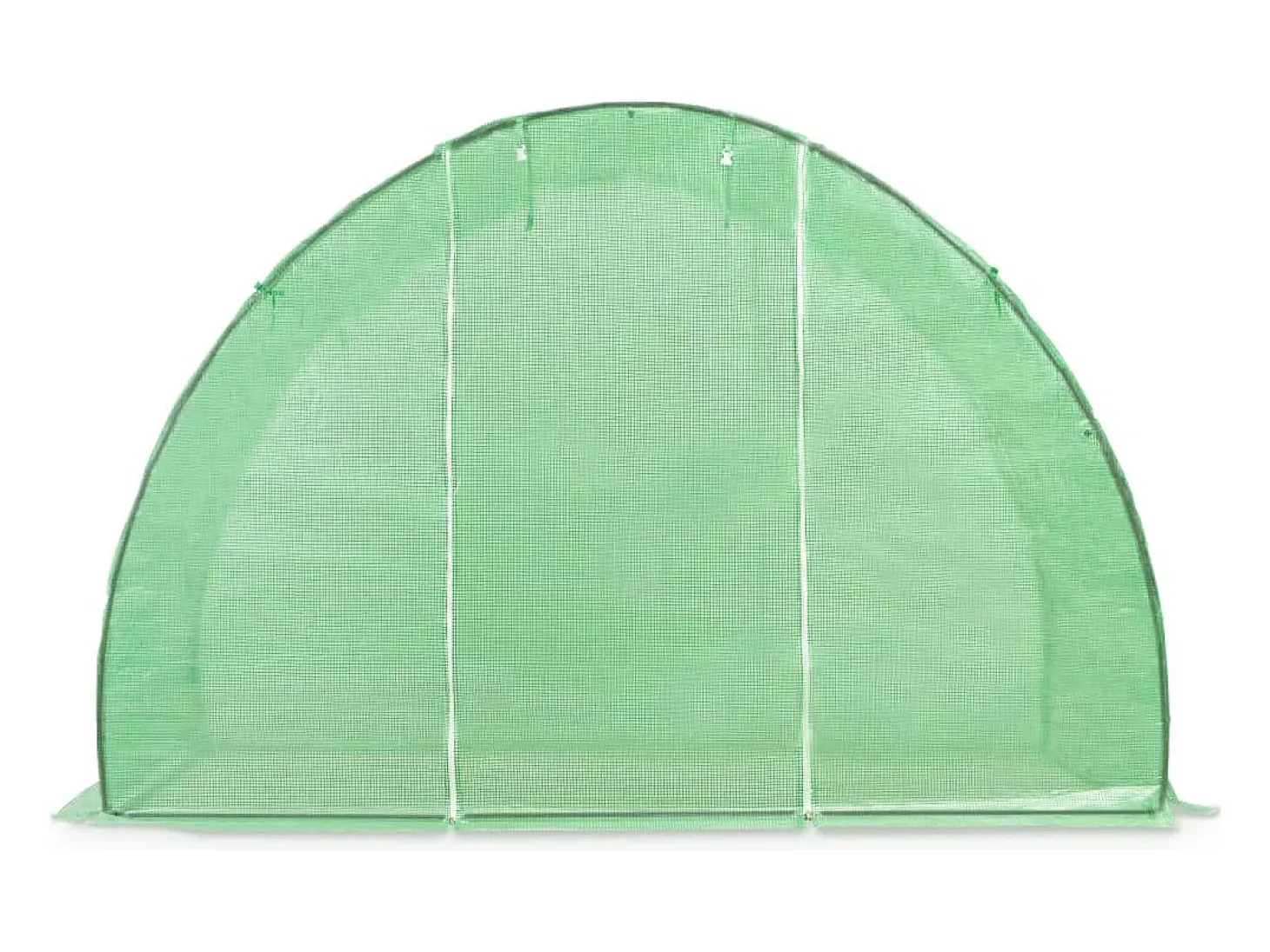 Estufa tipo tenda para plantas flores e hortaliças 4,5 m² 300 x 150 x 200 cm verde 02_0044448