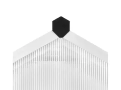 Estufa tipo tenda para plantas flores e hortaliças em alumínio 362 x 190 x 195 cm 13,41 m³ transparente 02_0044468