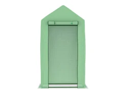 Estufa tipo tenda para plantas flores e hortaliças com estrutura de aço 0,5 m² 1 x 0,5 x 1,9 m verde 02_0044526