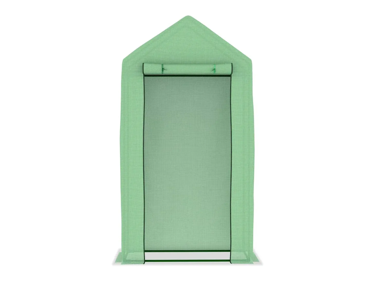 Estufa tipo tenda para plantas flores e hortaliças com estrutura de aço 0,5 m² 1 x 0,5 x 1,9 m verde 02_0044526