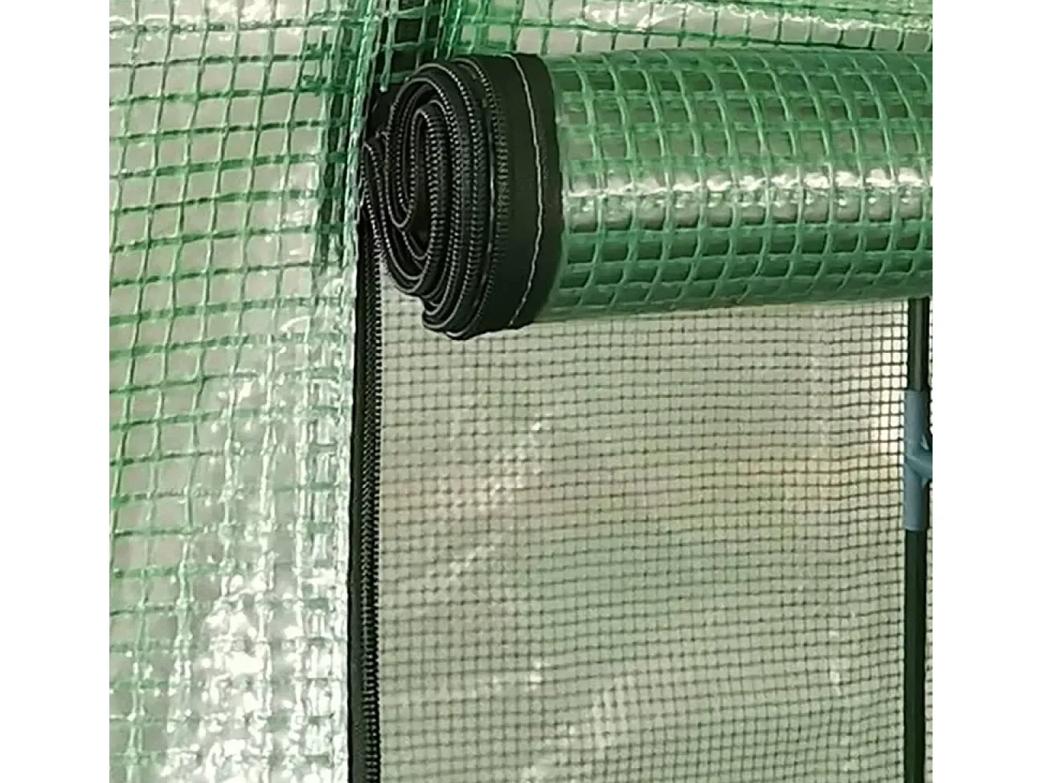 Estufa tipo tenda para plantas flores e hortaliças com estrutura de aço 0,5 m² 1 x 0,5 x 1,9 m verde 02_0044526