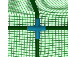 Estufa tipo tenda para plantas flores e hortaliças com estrutura de aço 0,5 m² 1 x 0,5 x 1,9 m verde 02_0044526