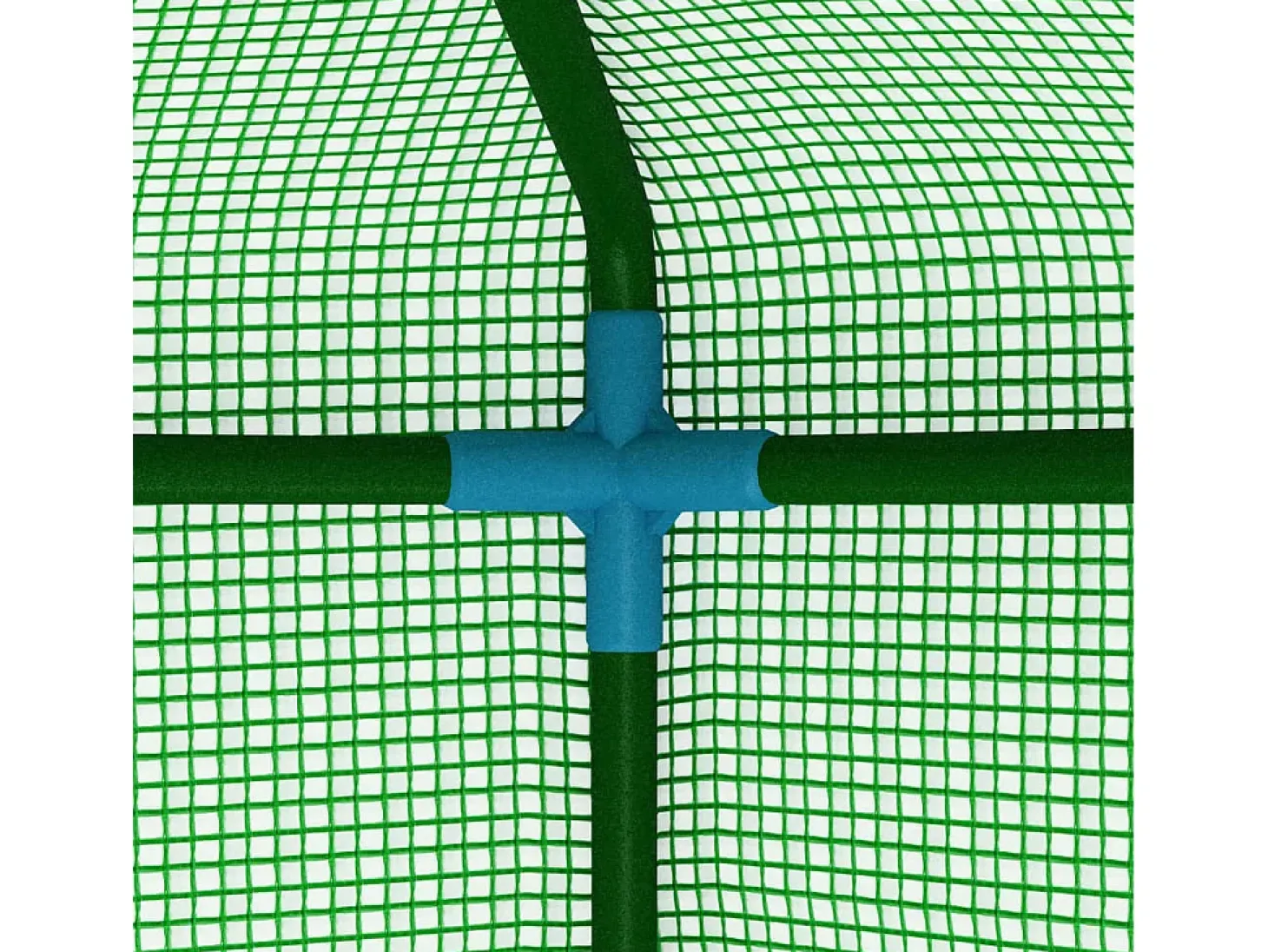 Estufa tipo tenda para plantas flores e hortaliças com estrutura de aço 0,5 m² 1 x 0,5 x 1,9 m verde 02_0044526