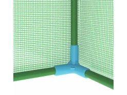 Estufa tipo tenda para plantas flores e hortaliças com estrutura de aço 0,5 m² 1 x 0,5 x 1,9 m verde 02_0044526