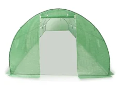 Estufa tipo tenda para plantas flores e hortaliças 27 m² 900 x 300 x 200 cm verde 02_0044444